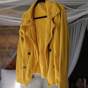 Yellow Independent Pea Coat